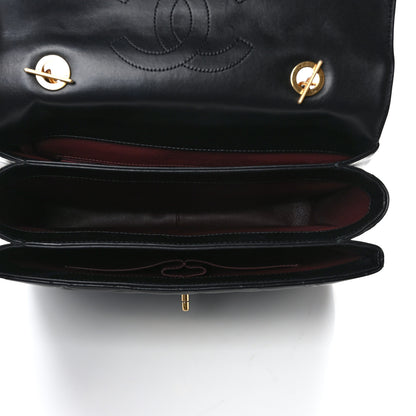 Chanel Lambskin Quilted Large Trendy CC Dual Handle Flap Bag Black 5 of 9