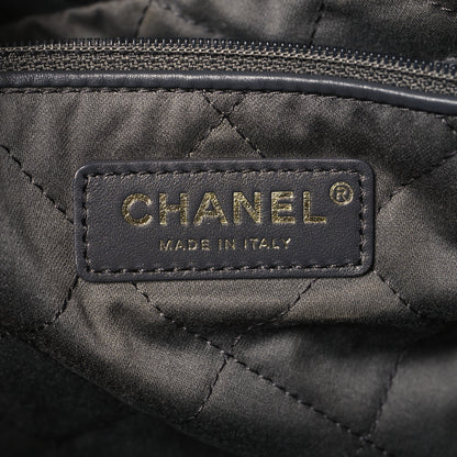 Chanel Shiny Calfskin Quilted Chanel 22 Dark Grey 7 of 13