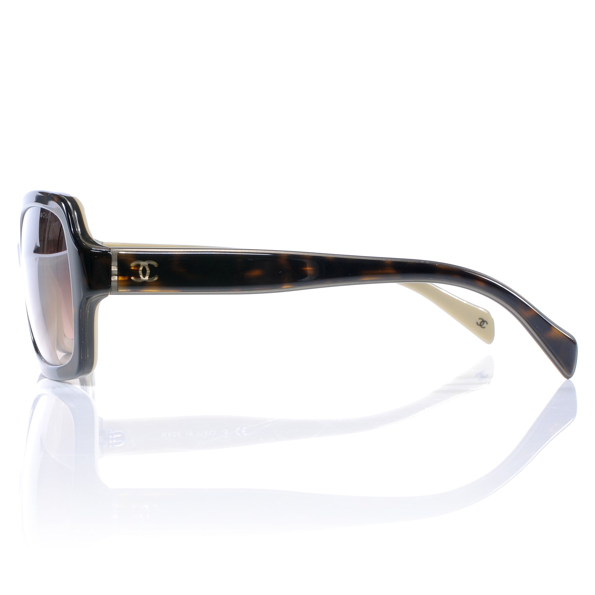Chanel Tortoise Shell CC Sunglasses 5143 3 of 7