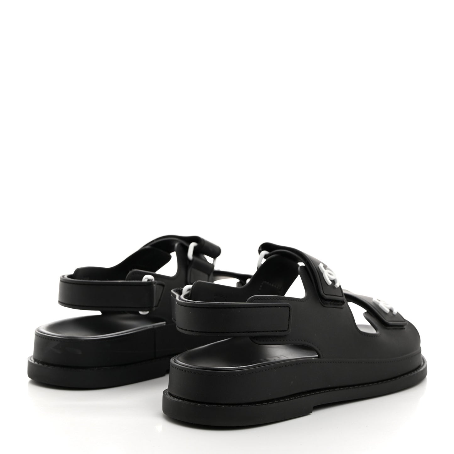 Rubber CC Dad Sandals 35 Black
