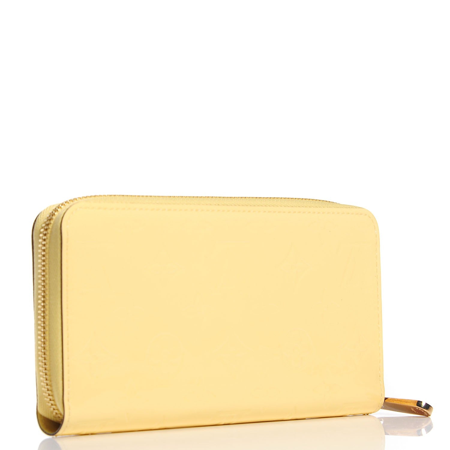 Louis Vuitton Vernis Zippy Wallet Citrine 3 of 7