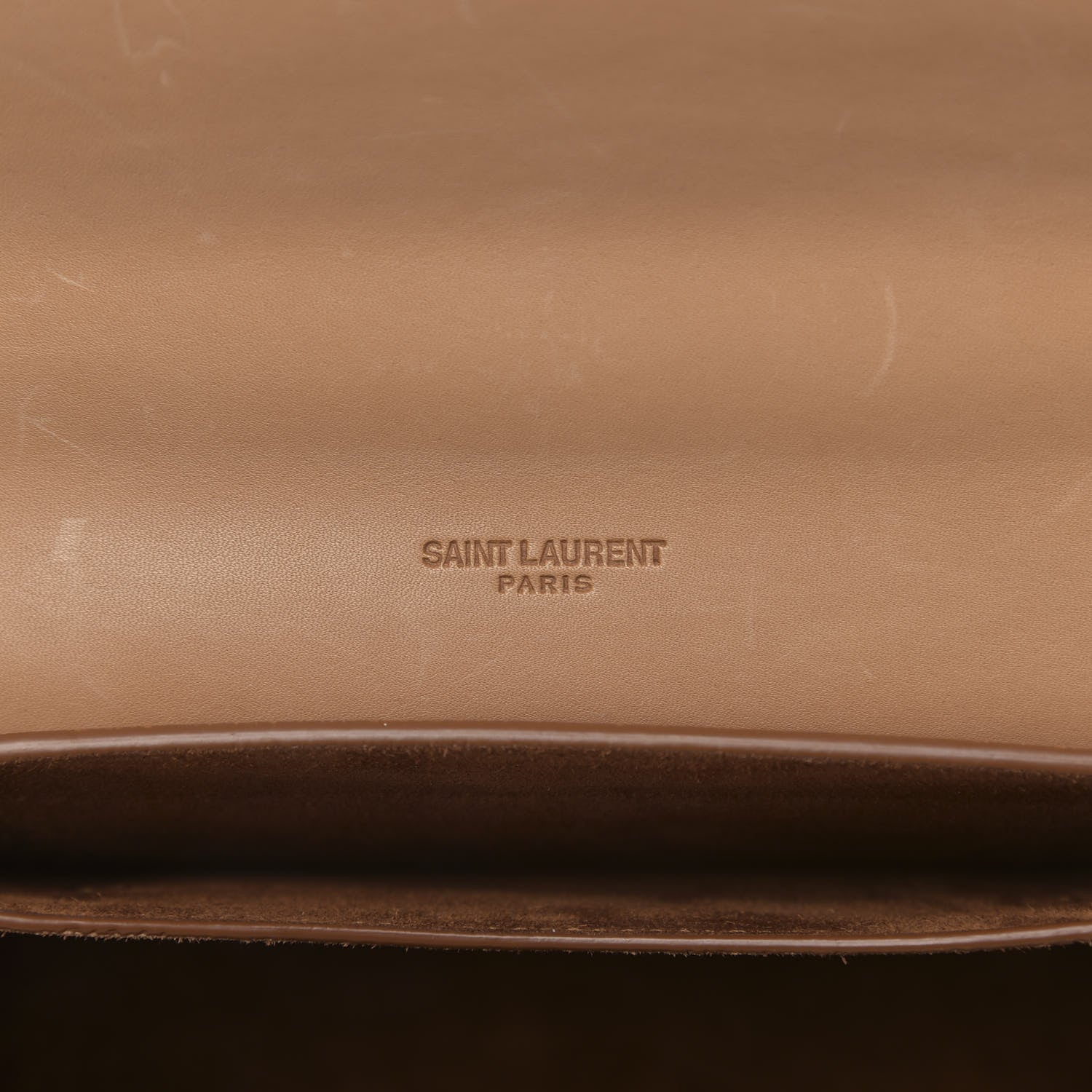 Saint Laurent Smooth Vintage Calfskin Small Kaia Satchel Brown Gold 5 of 14