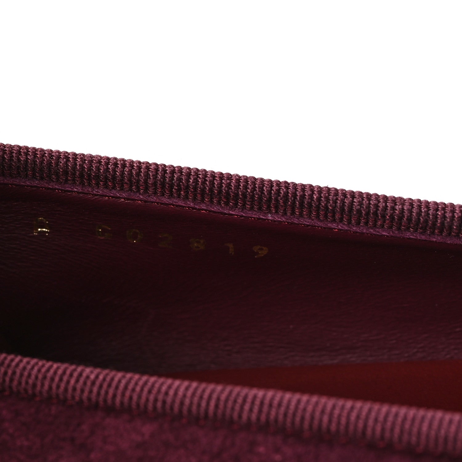 Chanel Suede Patent Cap Toe CC Ballerina Flats 37.5 Burgundy 8 of 10
