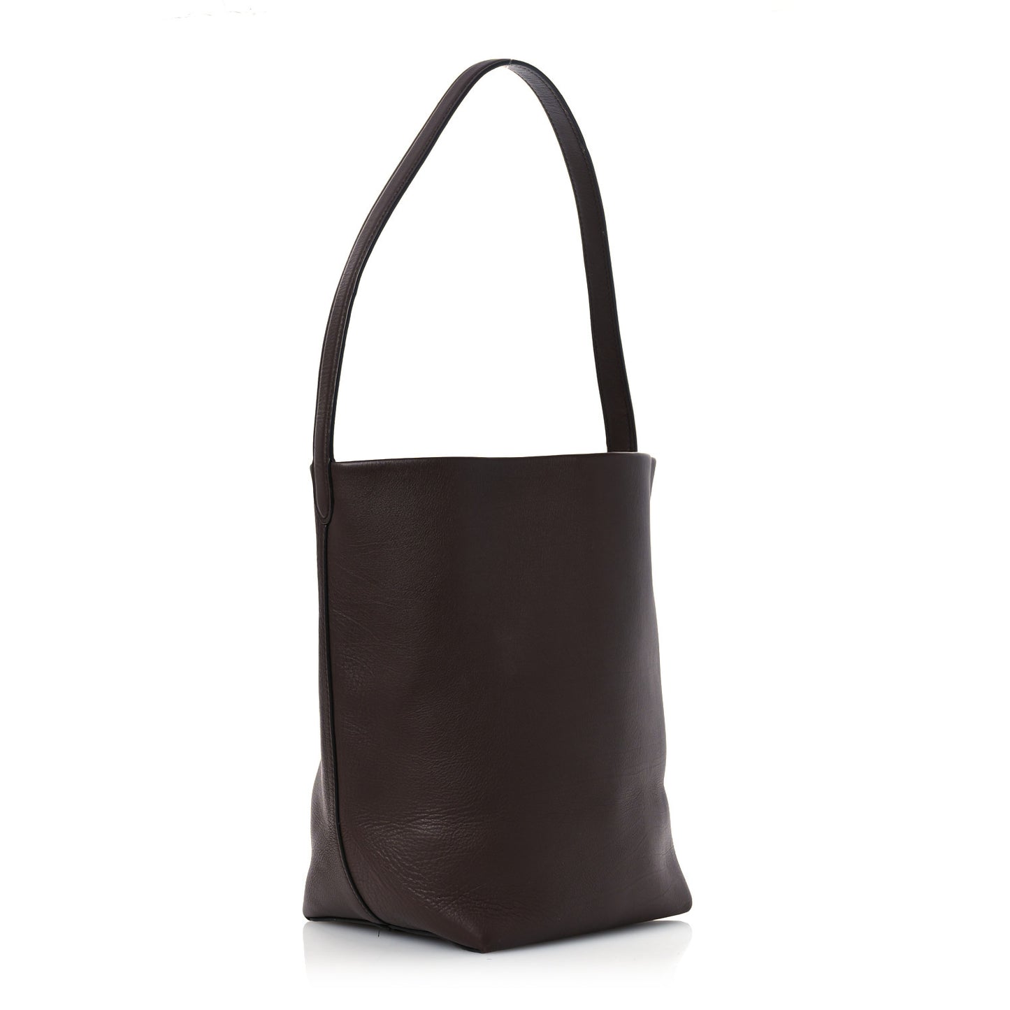 Grained Calfskin Medium N/S Park Tote Acajou