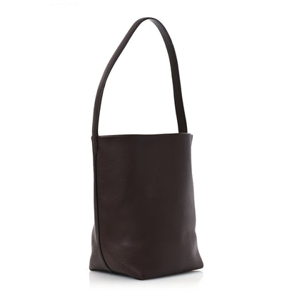 The Row Grained Calfskin Medium N/S Park Tote Acajou 3 of 13