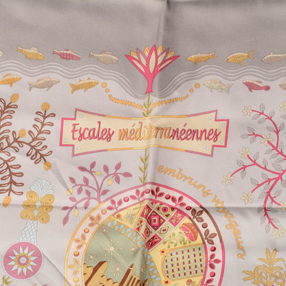 Hermes Silk Escales Méditerranéennes Scarf 90 3 of 6