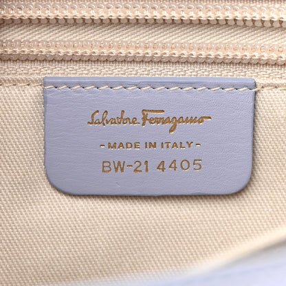 Salvatore Ferragamo Calfskin Gancini 2-Way Top Handle Bag Light Purple 6 of 14