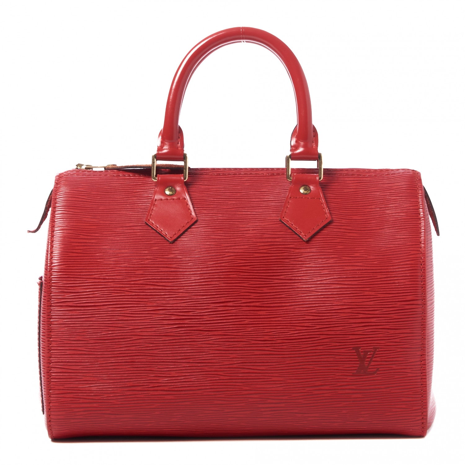 Louis Vuitton Epi Speedy 25 Castillan Red 1 of 9