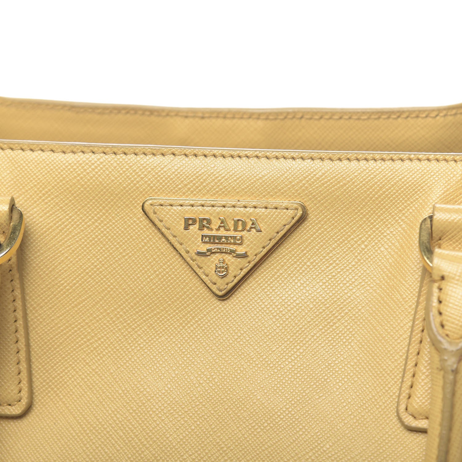 Prada Saffiano Lux Medium Tote Ginestra 27 of 27