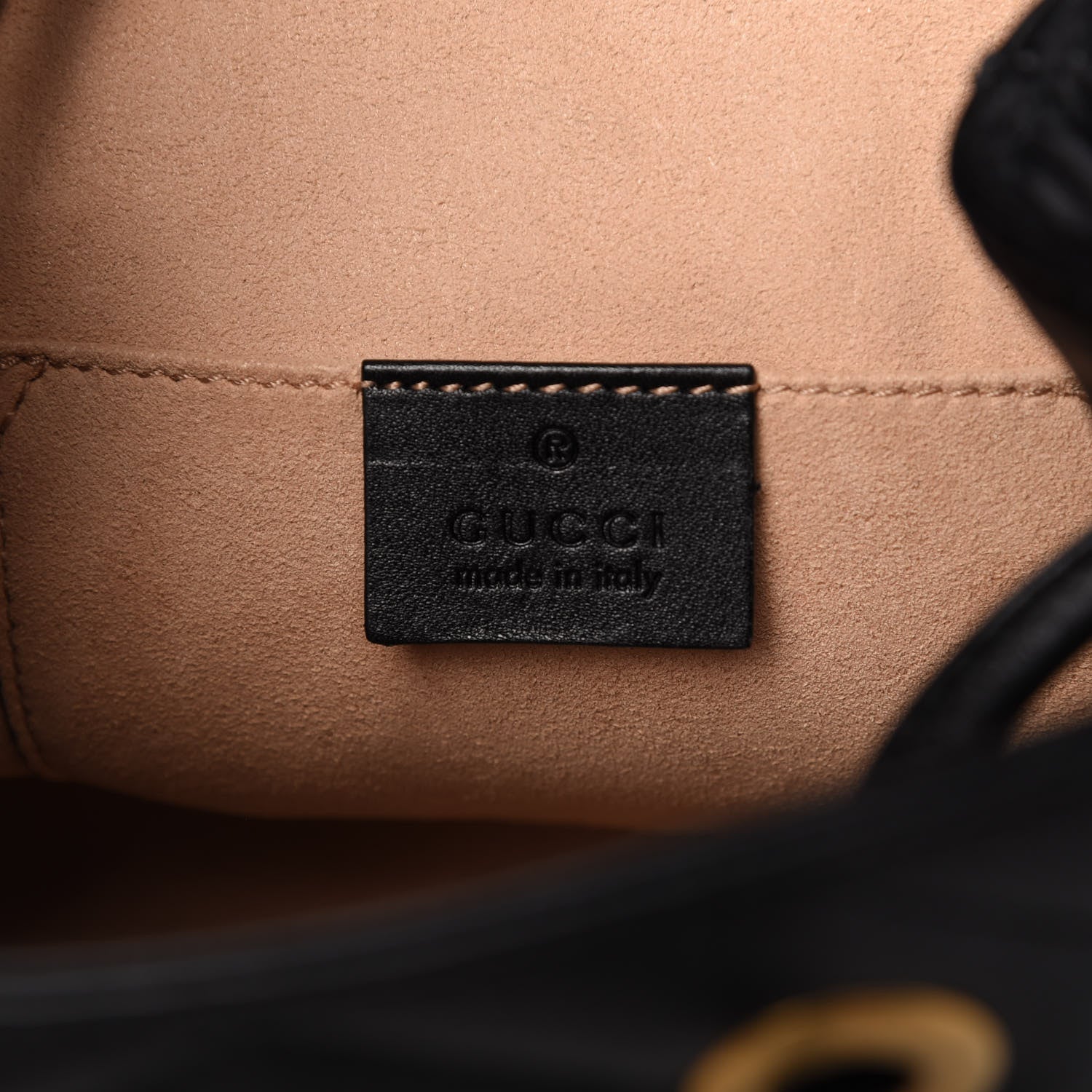 Gucci Calfskin Matelasse GG Marmont Flap Backpack Black 8 of 10