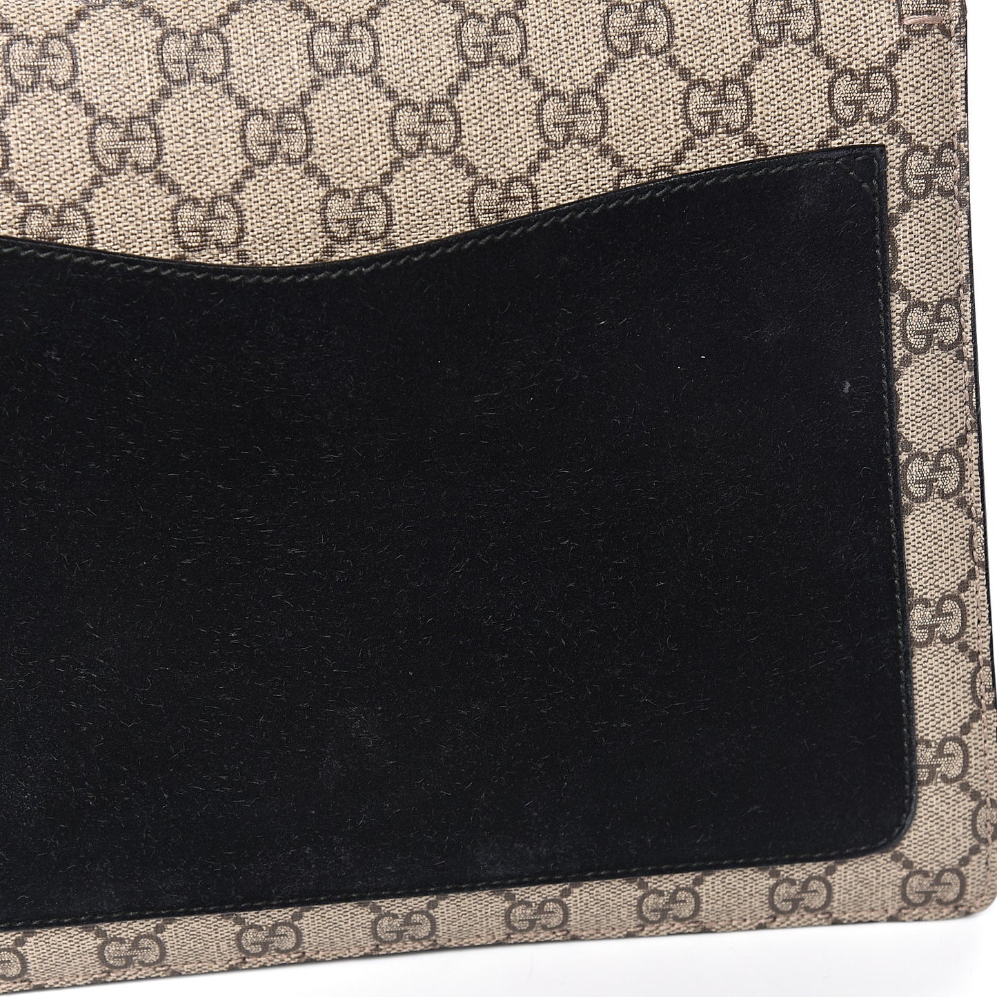GG Supreme Monogram Medium Dionysus Shoulder Bag Black