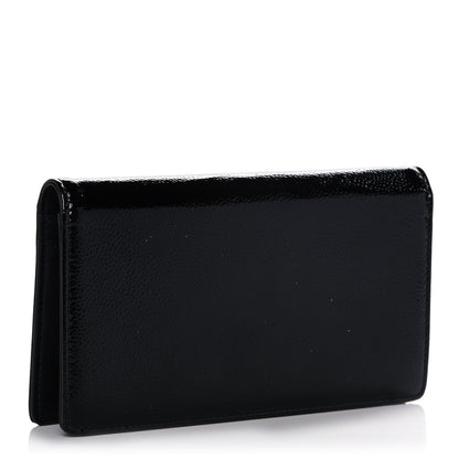 Chanel Patent Caviar Timeless CC Yen Wallet Black 3 of 10