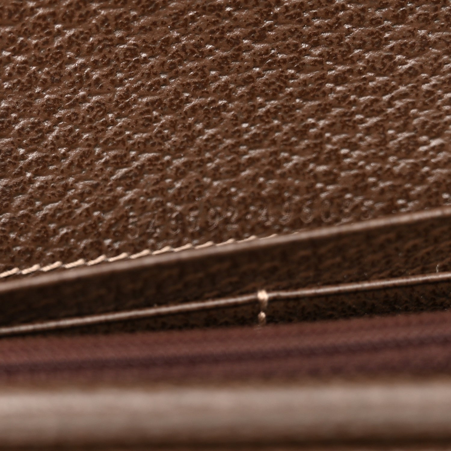 Gucci GG Supreme Monogram Web Ophidia Wallet On Chain Brown 6 of 11