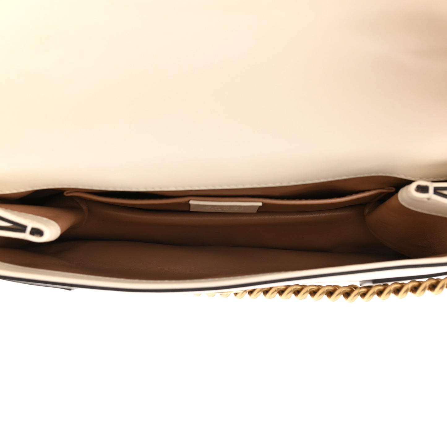 Nappa Pearl Studded Mini Queen Margaret Broadway Shoulder Bag Mystic White