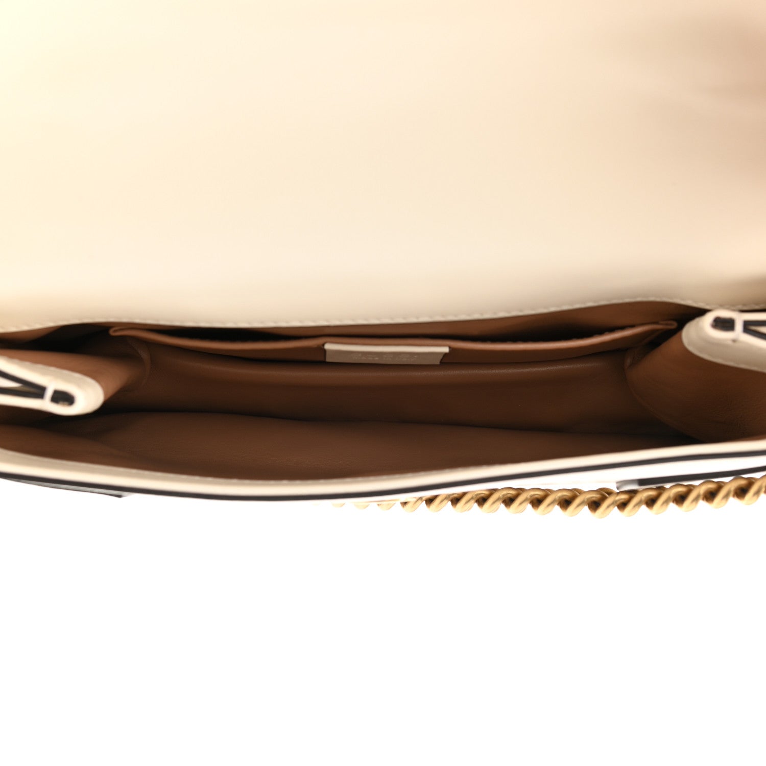 Gucci Nappa Pearl Studded Mini Queen Margaret Broadway Shoulder Bag Mystic White 4 of 9
