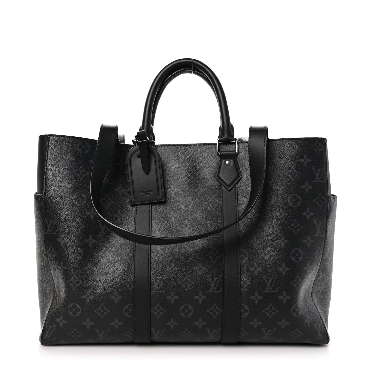 Louis Vuitton Monogram Eclipse Sac Plat 24H 1 of 9