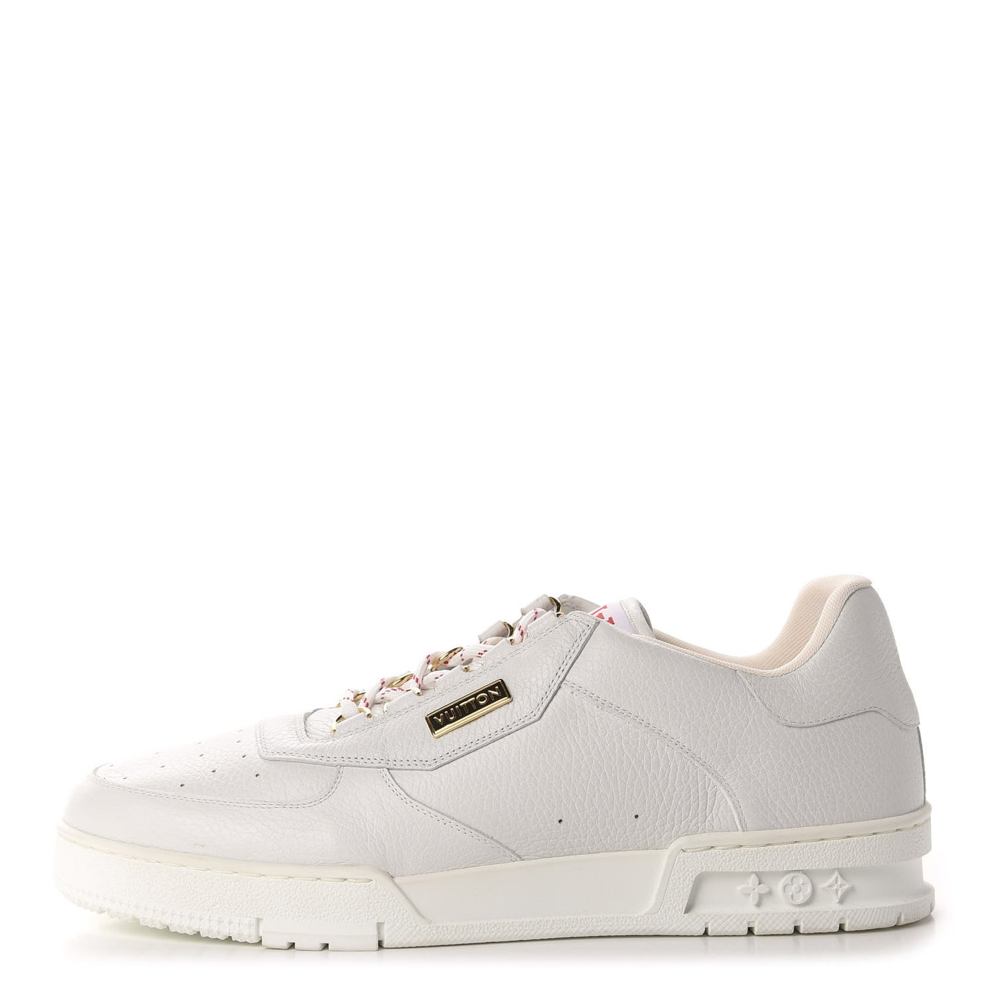 Calfskin Mens LV Trainer Sneaker 9.5 White