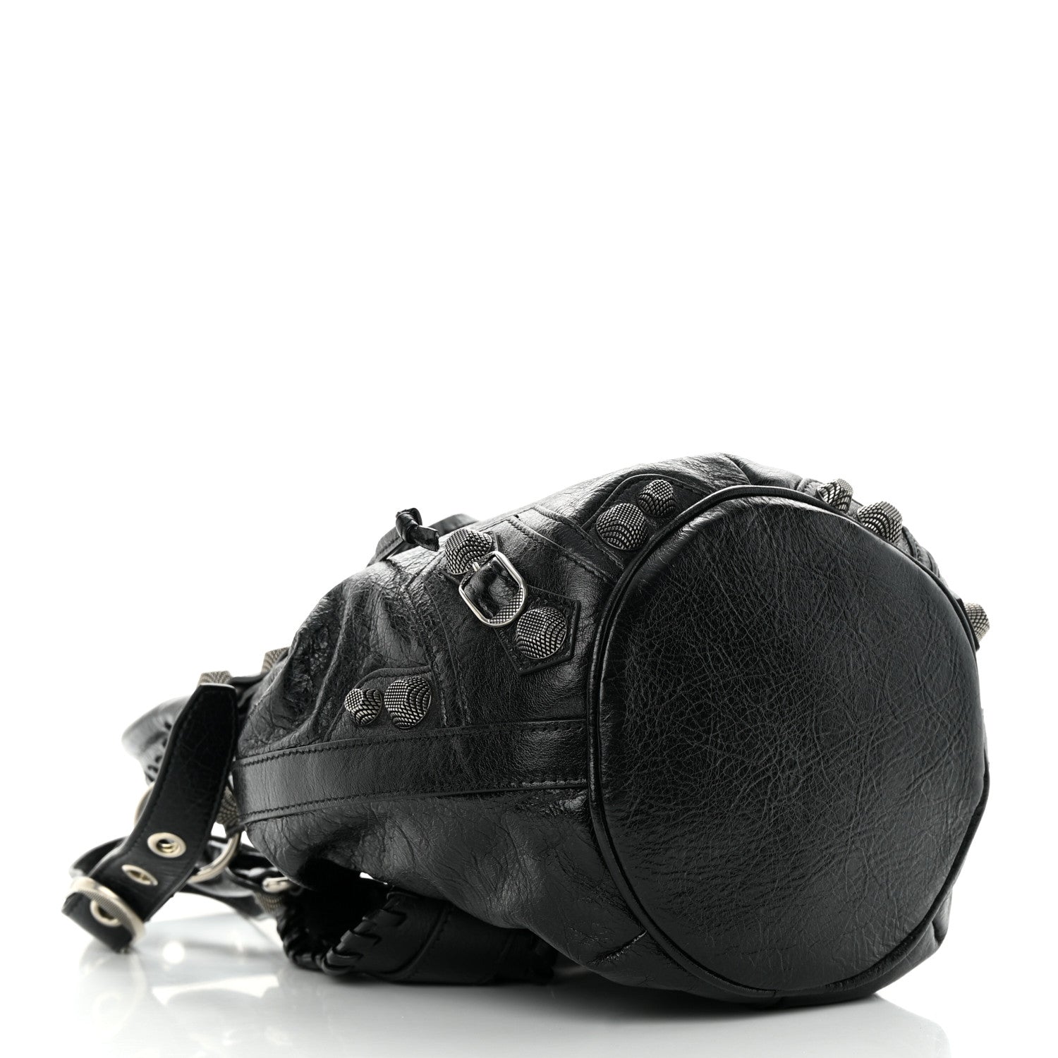 Balenciaga Agneau Arena Small Le Cagole Bucket Bag Black 4 of 11