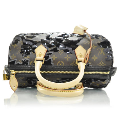 Louis Vuitton Monogram Fleur De Jais Sequins Speedy 30 4 of 8