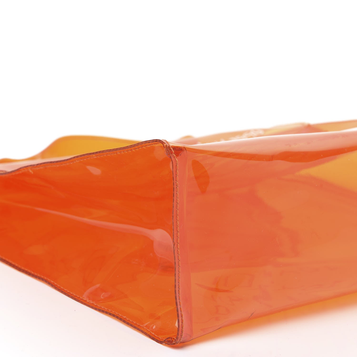 Hermes Vinyl Souvenir De L'Exposition Kelly Orange 5 of 12