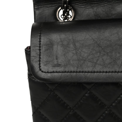 Chanel Aged Calfskin Quilted 2.55 Reissue 226 Flap Black 11 of 14
