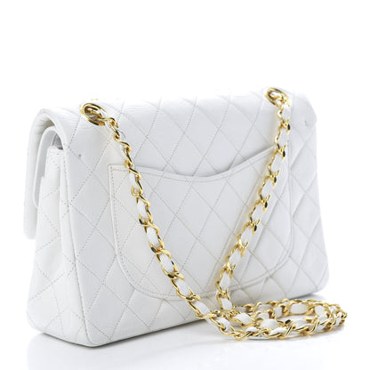 Chanel Lambskin Quilted Small Double Flap White 3 of 15