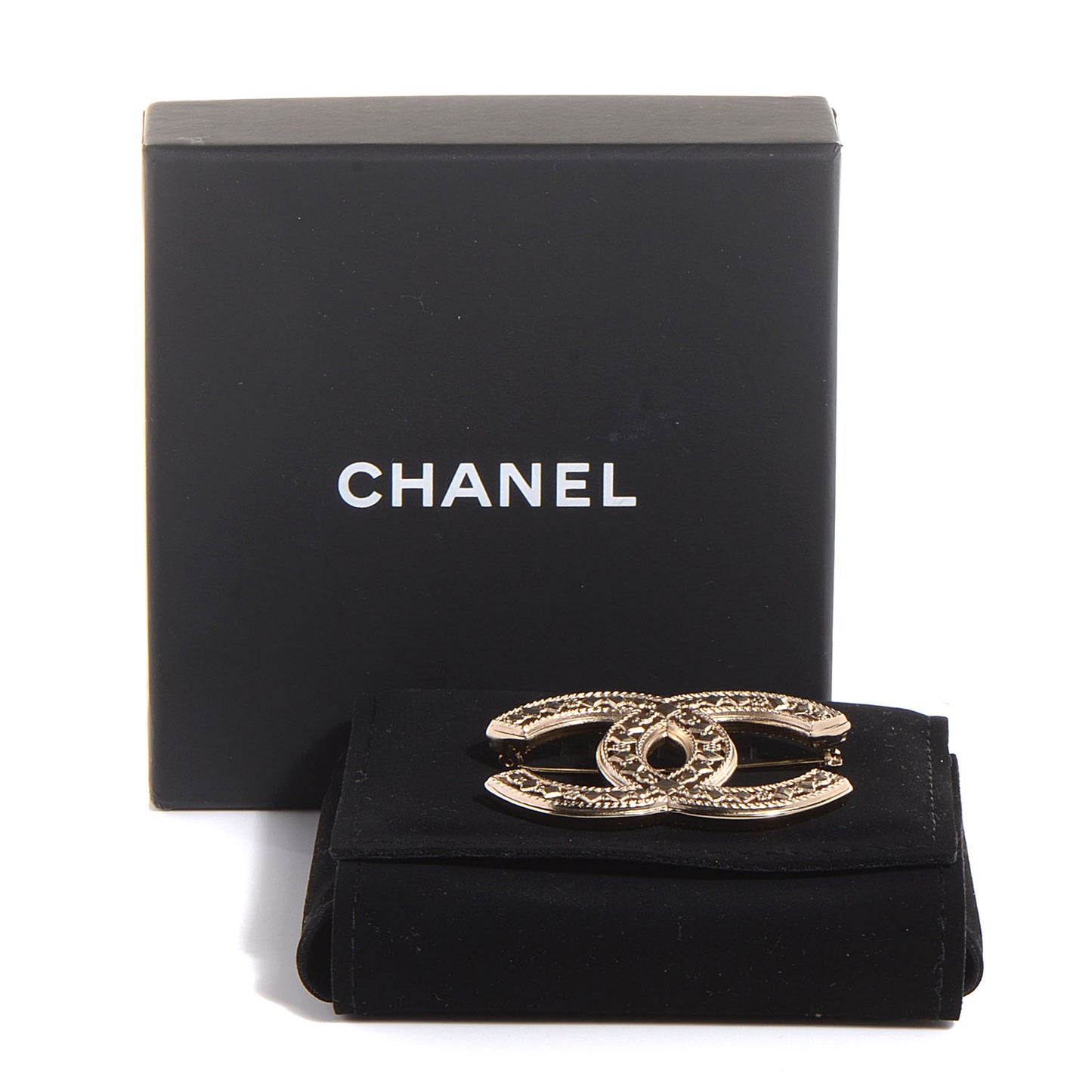 CC Brooch Light Gold