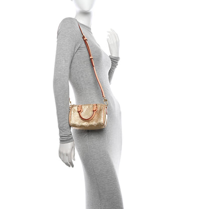 Louis Vuitton Monoglam Nano Speedy Beige 2 of 10
