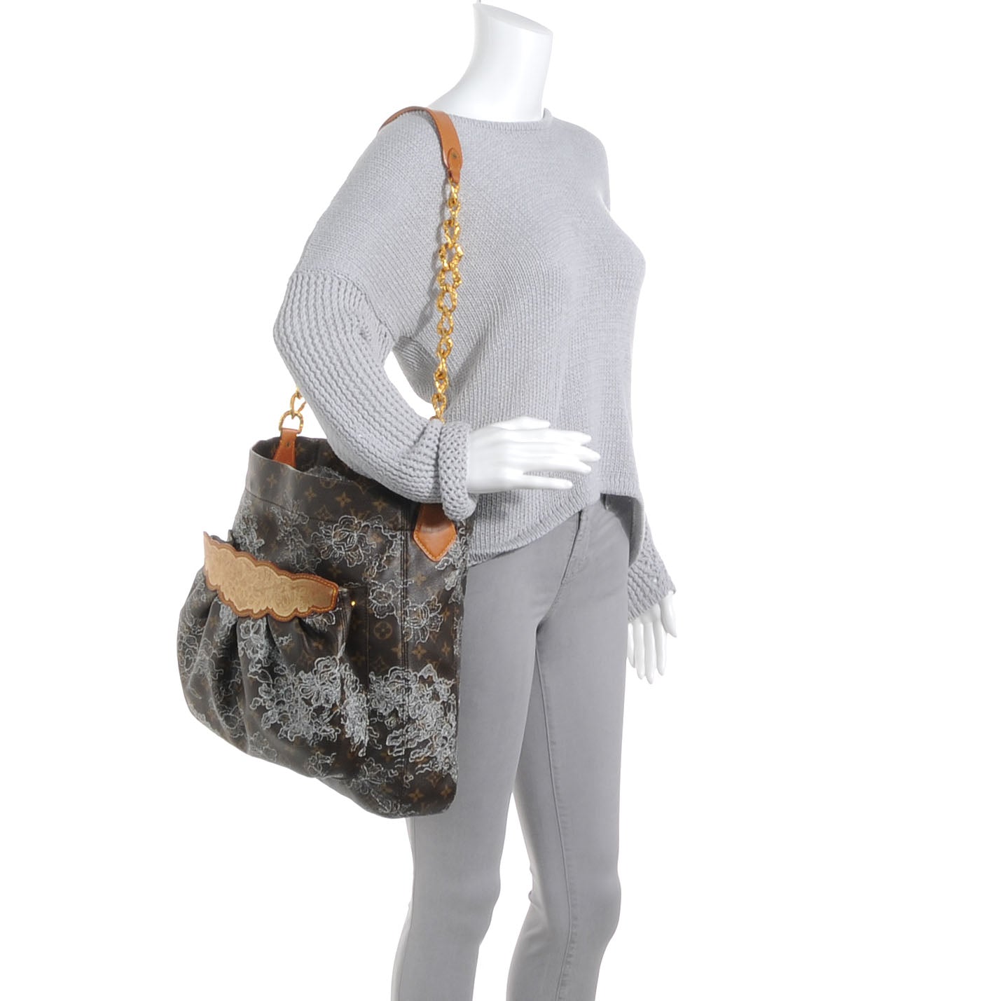 Monogram Dentelle Fersen Silver