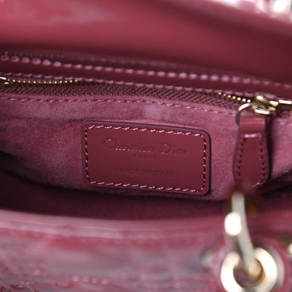 Christian Dior Patent Cannage Mini Lady Dior Pink 6 of 10