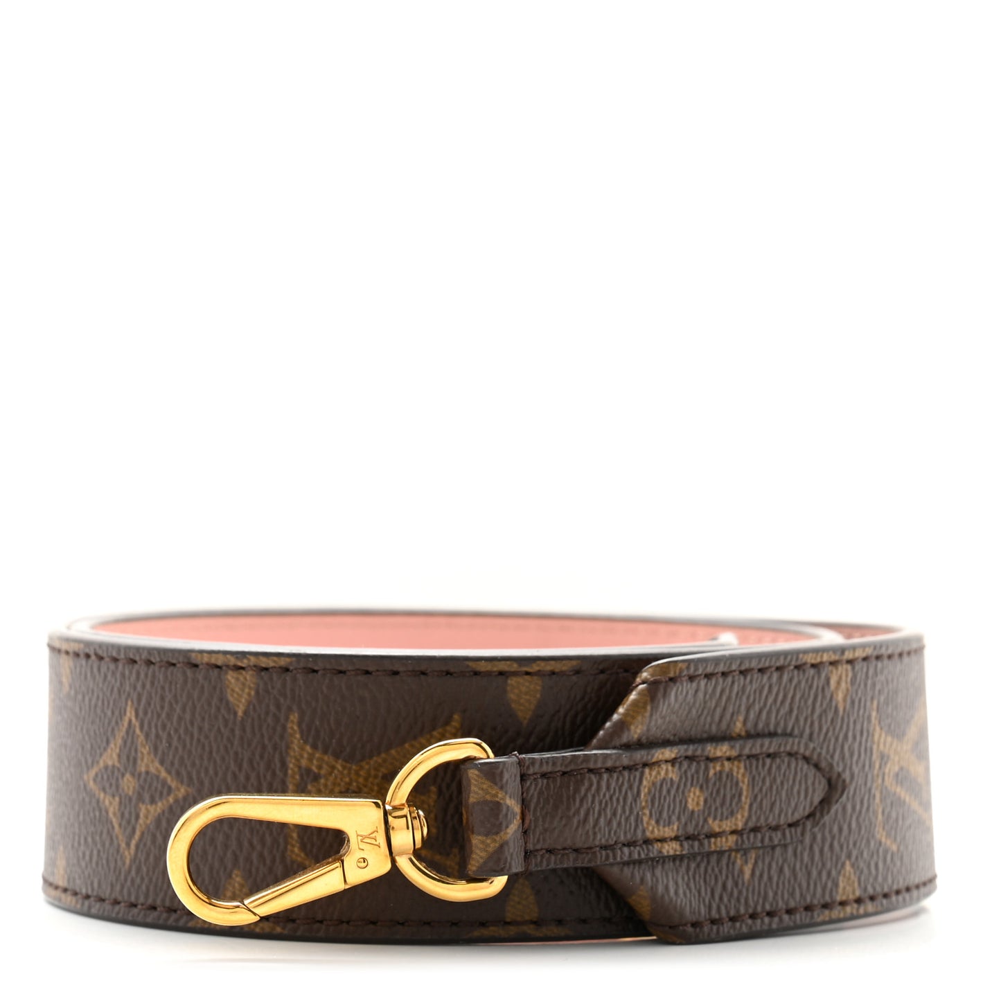 Monogram Bandouliere Shoulder Strap Rose Poudre