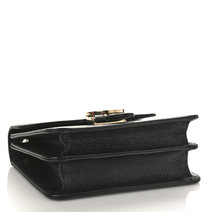 Gucci Dollar Calfskin Small Interlocking G Shoulder Bag Black 4 of 9