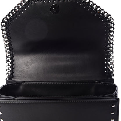 Stella McCartney Eco Alter Nappa Medium Falabella Box Floral Embellished Shoulder Bag Black 10 of 12
