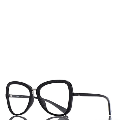 Chanel Clip On Sunglasses 71231A Black Mirror Grey 2 of 11