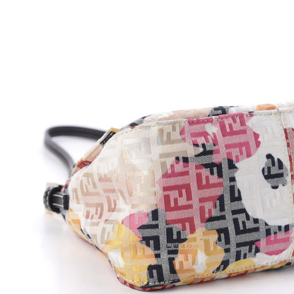 Fendi Zucchino Vitello Floral Mini Forever Mini Mama Baguette Beige Multicolor 5 of 10