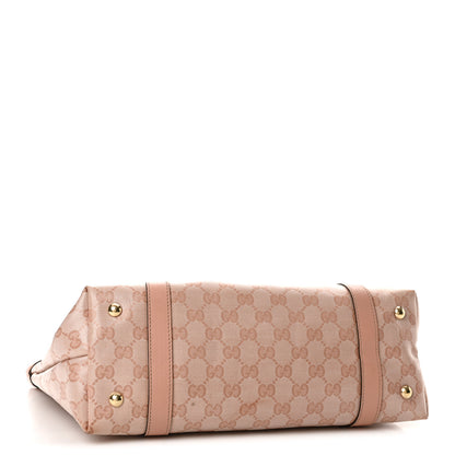 Gucci Crystal Monogram Medium Abbey Tote Blush 4 of 13