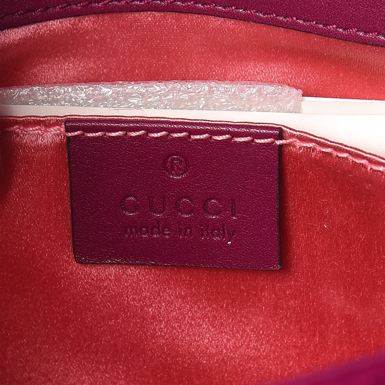 Gucci Velvet Matelasse Mini GG Marmont Shoulder Bag Fuchsia Violet Cyclamen 6 of 11