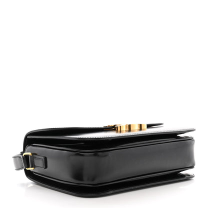 Celine Shiny Calfskin Medium Triomphe Black 4 of 11