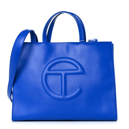 Telfar Vegan Leather Medium Shopping Bag Painters Tape 1 of 11