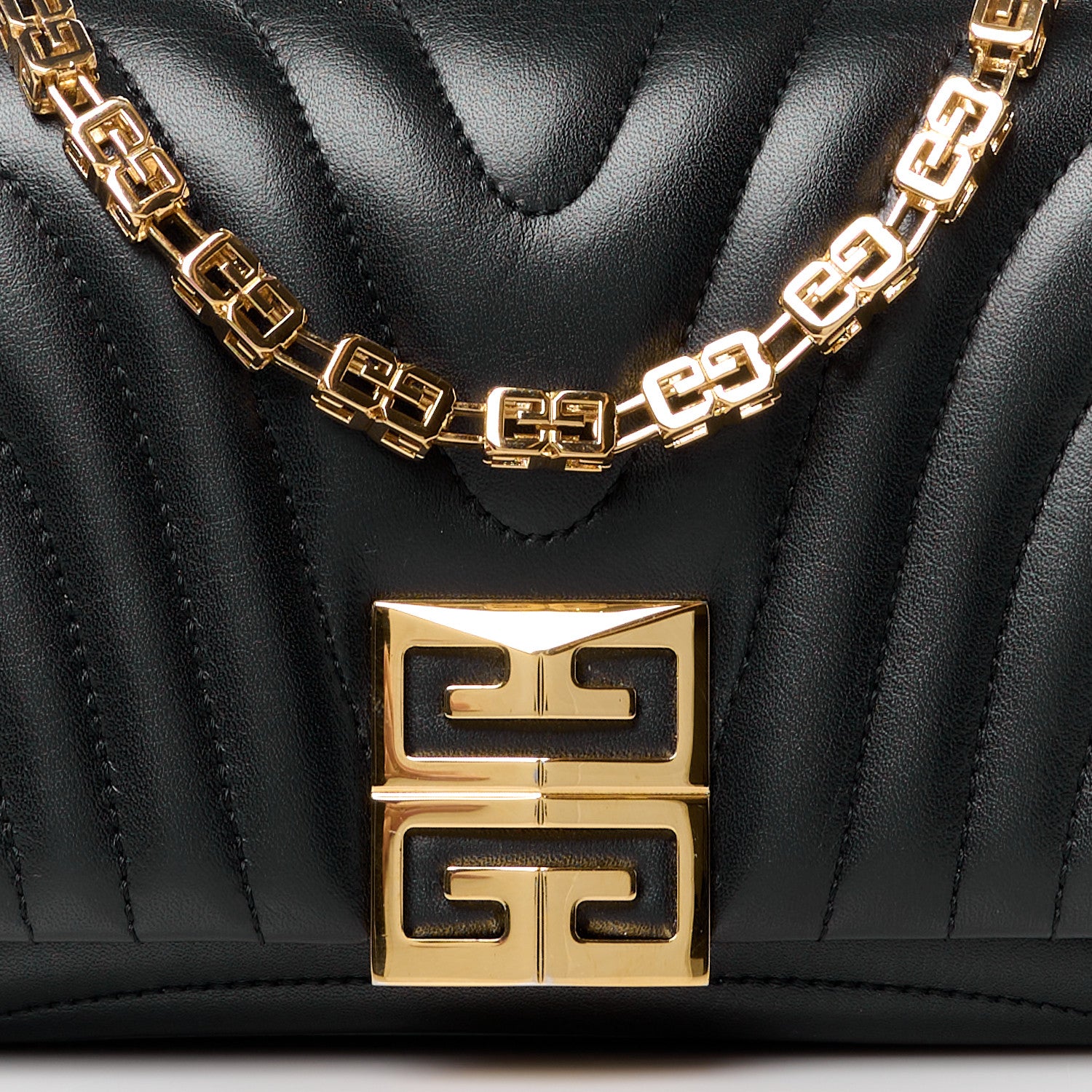 Givenchy Calfskin Quilted Small 4G Shoulder Bag Black 8 of 10