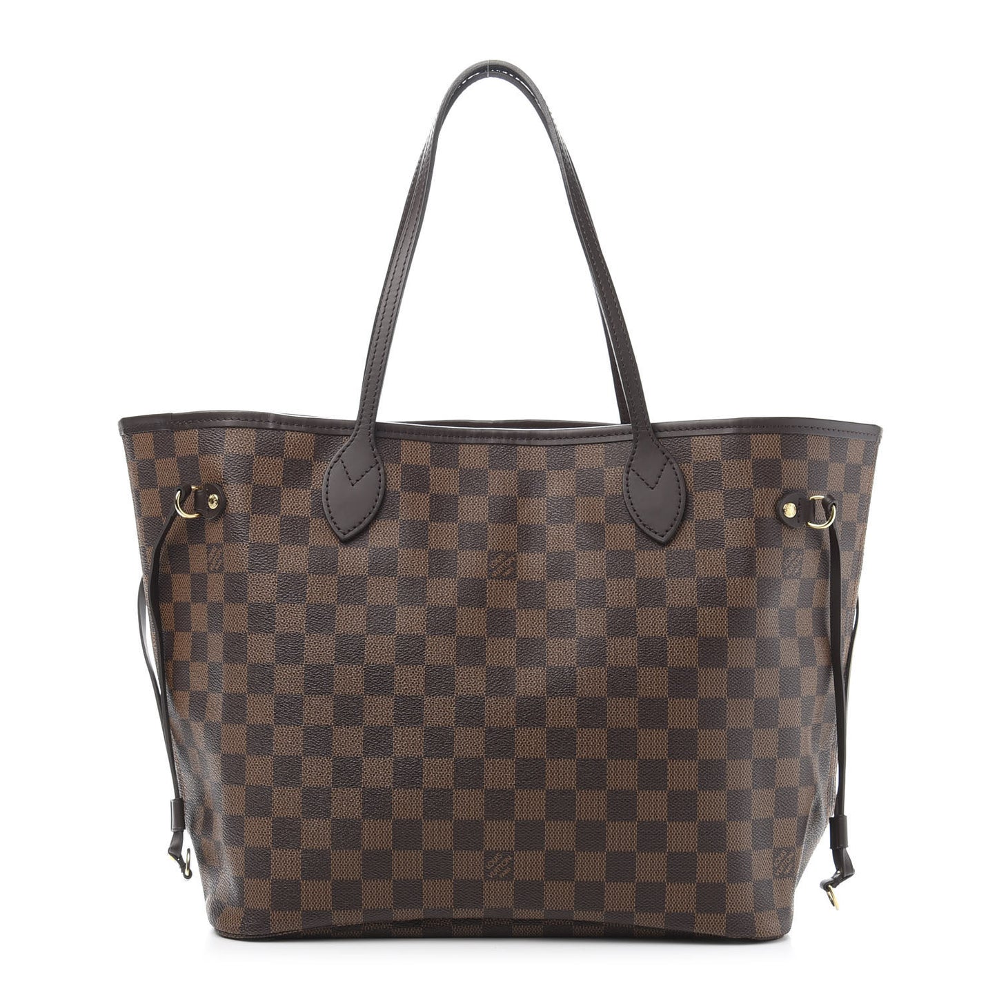 Damier Ebene Neo Neverfull MM Rose Ballerine