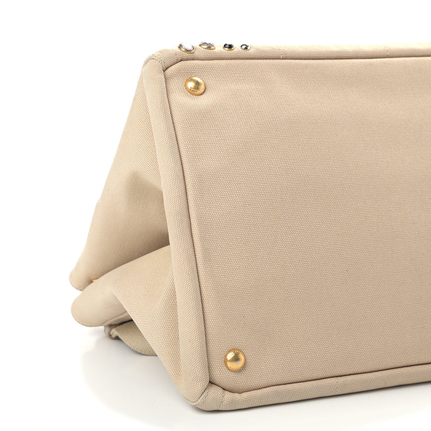 Canapa Crystal Studded Tote Corda