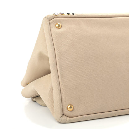 Prada Canapa Crystal Studded Tote Corda 11 of 12