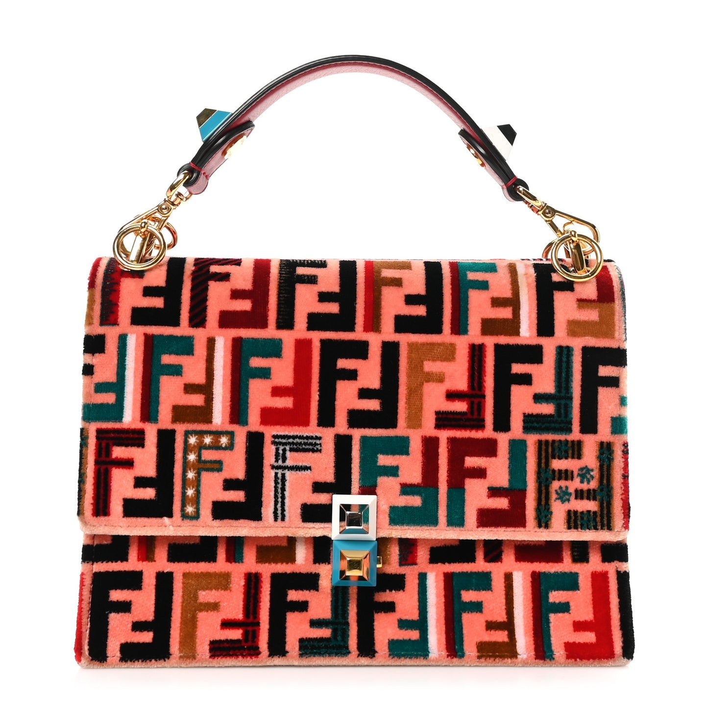 Velvet Vitello Dolce Fun Fair Kan I Shoulder Bag Strawberry Multicolor