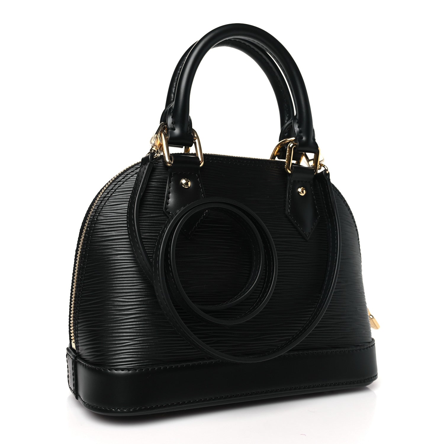 Louis Vuitton LV X TM Epi Alma BB Black 3 of 10