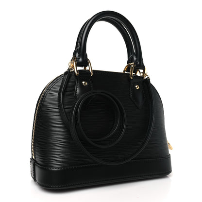 Louis Vuitton LV X TM Epi Alma BB Black 3 of 10