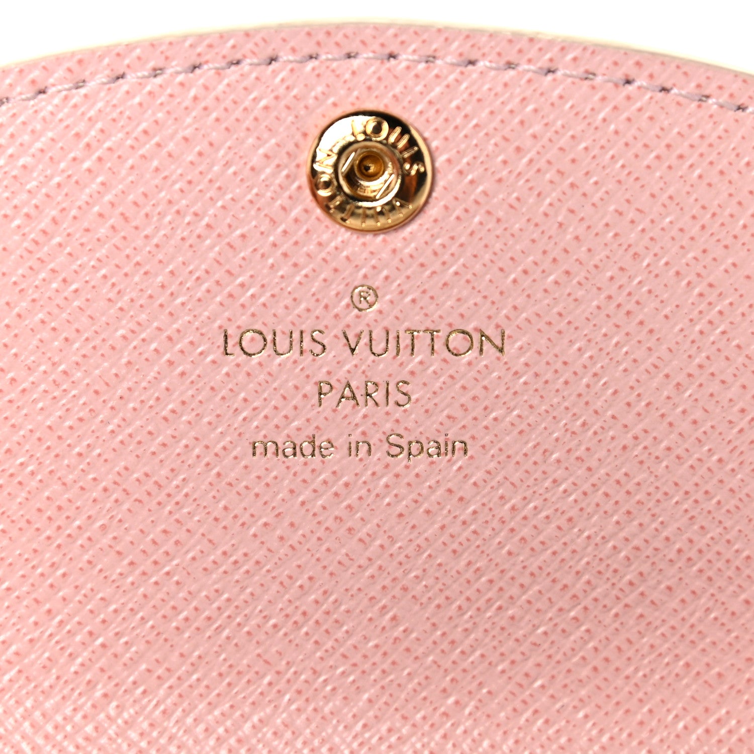 Louis Vuitton Damier Azur Rosalie Coin Purse Rose Ballerine 6 of 7