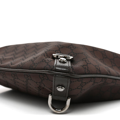 Gucci Nylon Monogram Abbey Messenger Bag Dark Brown 10 of 10