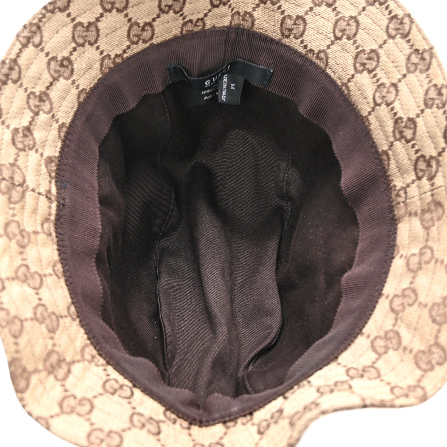 Gucci GG Monogram Web Bucket Hat M Brown 7 of 11