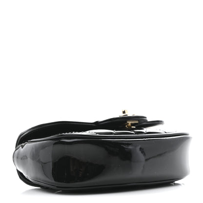 Chanel Patent Calfskin Quilted Mini Clutch Black 4 of 11
